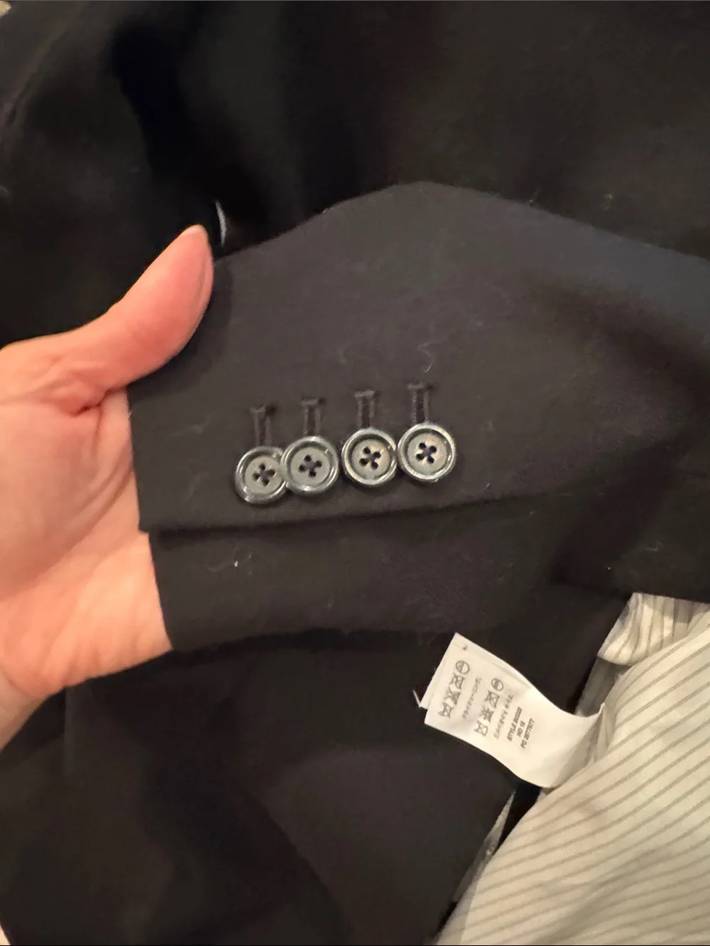 J. Crew Black Lightweight Stand-Collar Jacket